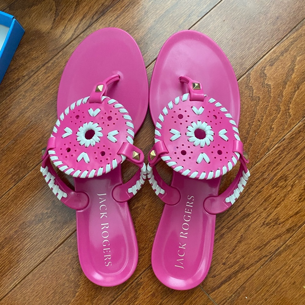 NWB Jack Rogers jelly sandals size 8